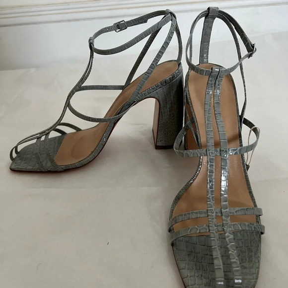 Cartechini Collections Womens Light Blue Slingbacks Size 9 US 40 EU NWT - Picture 3 of 11